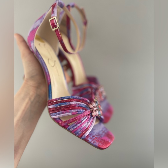 Jessica Simpson Pink and Blue Women's Heels - Picture 7 of 15